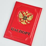 A-089 Обложка на паспорт (флотер/нат. кожа) - A-089 Обложка на паспорт (флотер/нат. кожа)